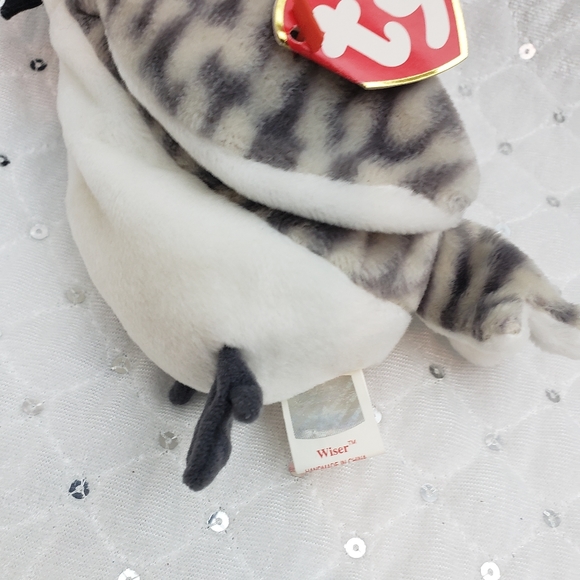 Vintage Ty Beanie Baby  "WISER" Class of '99 - Picture 6 of 10